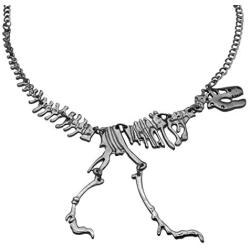 NIANXIN Dinosaur Skeleton Necklace Dinosaur Vintage Necklace Tyrannosaurus Pendant Fashion Collar Jewelry