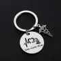 ENSIANTH Sonographer Gift Live Love Scan Keychain Ultrasound Tech Jewelry Radiologist Gift