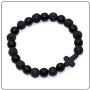 Fusamk Fashion Yoga Natural Stone Bracelet Religious Cross Beads Link Bracelet.7.5'' Wrist