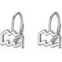 WINNICACA 925 Sterling Silver Horoscope Zodiac 12 Constellation Astrology Leverback Dangle Earrings for Women Girls