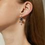 9 Pairs Cute Funny Earrings Toilet Paper Dice Earrings Cherry Face Orange Universe Planet Astronaut Earrings for Girls Women