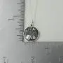 Sterling Silver Camping Charm Necklace with Tent Trees Campfire Moon and Stars, 18'' Chain Sterling Silver Camping Charm Necklace with Tent Trees Campfire Moon and Stars, 18'' Chain