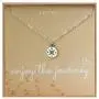 EFYTAL Graduation Gifts for Her, Sterling Silver Compass Necklace on Enjoy The Journey Card, New Grad Gift, Jewelry for Travel or Long Distance For Women