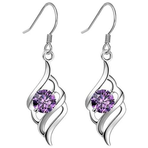 S925 Sterling Silver Earrings Female Ear Hook Musical Notes Wild Jewelry Earrings