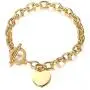 WangGao Elegent Love Stainless Steel Link Chain Blank Heart Charms Bracelet for Women 8.25 Length Toggle Clasp Closure … WangGao Elegent Love Stainless Steel Link Chain Blank Heart Charms Bracelet for Women 8.25 Length Toggle Clasp Closure …