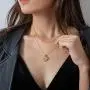 SANNYRA Layered Coin Necklace 14K Gold Plated Paperclip Link Chain Medallion Pendant Necklace Jewelry Gift for Women SANNYRA Layered Coin Necklace 14K Gold Plated Paperclip Link Chain Medallion Pendant Necklace Jewelry Gift for Women