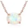 WINNICACA [ Oval & Round ] Sterling Silver Created Opal Choker Necklaces Jewelry Birthday Mothers Day Gifts for Her