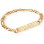 MyNameNecklace Personalized Signature ID Men Bracelet-Sterling Silver 925 /Gold Plated Custom Engraved Father Day Jewelry Gift for Him
