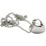 New Heart Classic Urn Cremation Pendant Ashes Memorial Necklace,Carved Locket Stainless Steel Keepsake Waterproof Memorial Pendant for Love,with Tool