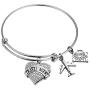 SEIRAA Travel Agent Charm Bracelet Travel Jewelry Appreciate Agent Planner Gift Thank You Gift for Travel Agent Planner
