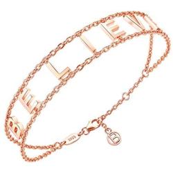 MISSLOVE Blessed Bracelet 925 Sterling Silver Jewelry Good Luck Gift