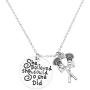 Sportybella Lacrosse Necklace, Lacrosse She Believed She Could So She Did Jewelry for Lacrosse Players
