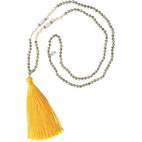KELITCH New Women Tassel Pearl Necklace Crystal Beads Necklace Bib Shining Y-Shape Necklace 2020 KELITCH New Women Tassel Pearl Necklace Crystal Beads Necklace Bib Shining Y-Shape Necklace 2020