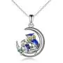 YFN Mother Daughter Necklace Sterling Silver Owl Pendant Necklace Gifts for Mom Daughter YFN Mother Daughter Necklace Sterling Silver Owl Pendant Necklace Gifts for Mom Daughter