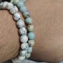 Fashion Natural Stone Bead Bracelet Buddha head Black Lava Stone Bangle For Men Women Charm Jewelry
