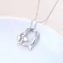 Sterling Silver Always in My Heart Fairy Angel Wing Memorial Necklace for Women Girlfriend Daughter