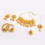 Zephyrr Flower Jewellery Set for Women and Girls: Haldi Baby Shower, Mehndi Godbharai Gota Patti Necklace Set With Maang/Tikka/Earrings/Bangles/Finger Ring, Haldi, Fashion Jewellery. Zephyrr Flower Jewellery Set for Women and Girls: Haldi Baby Shower, Mehndi Godbharai Gota Patti Necklace Set With Maang/Tikka/Earrings/Bangles/Finger Ring, Haldi, Fashion Jewellery.