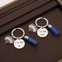 CENWA Sigma Gamma Rho Inspired Jewelry I Love My Big/Lil Keychain Set 1922 Sorority Paraphernalia Gift for Soror Sisters