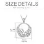 SIMONLY Phoenix Necklace 925 Sterling Silver Celtic Knot Pendant Celtic Jewelry Gifts for Women SIMONLY Phoenix Necklace 925 Sterling Silver Celtic Knot Pendant Celtic Jewelry Gifts for Women