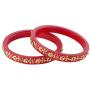 Efulgenz Fashion Jewelry Indian Bollywood Crystal Rhinestone Floral Wedding Bridal Bracelet Bangle Set