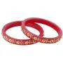 Efulgenz Fashion Jewelry Indian Bollywood Crystal Rhinestone Floral Wedding Bridal Bracelet Bangle Set