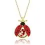 Superchic Jewelry Cute Red and Black Ladybug Beetle Locket Pendant Necklace with Austrian Crystals and Floating Colorful Cubic Zirconia Superchic Jewelry Cute Red and Black Ladybug Beetle Locket Pendant Necklace with Austrian Crystals and Floating Colorful Cubic Zirconia