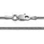 Ian and Valeri Co. Sterling Silver 1 mm Snake Necklace Chain 7'' 9'' 14'' 16'' 18'' 20'' 22'' 24'' 26'' 30''
