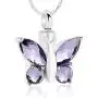 constantlife Cremation Jewelry for Ashes Memorial Urn Necklace Silver Plated Elegant Butterfly Shape Crystal Pendant Keepsake for Human Pets constantlife Cremation Jewelry for Ashes Memorial Urn Necklace Silver Plated Elegant Butterfly Shape Crystal Pendant Keepsake for Human Pets