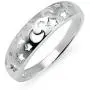 Silverline Jewely 925 Sterling Silver Stars & the Moon Pierced Celestial Ring | Sizes 5-10 Silverline Jewely 925 Sterling Silver Stars & the Moon Pierced Celestial Ring | Sizes 5-10