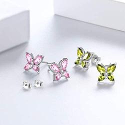 Aurora Tears Butterfly Jewelry Women 925 Sterling Silver Butterflies Necklace/Earrings/Rings Wedding Gift