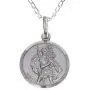 Sterling Silver St Christopher Pendant with 18'' Silver Chain and Gift Box Sterling Silver St Christopher Pendant with 18'' Silver Chain and Gift Box