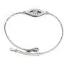 TONGZHE Blue Evil Eye Link Bracelet in Sterling Silver 925 with Cubic Zirconia CZ and 6.5''+1'' Cable Chain TONGZHE Blue Evil Eye Link Bracelet in Sterling Silver 925 with Cubic Zirconia CZ and 6.5''+1'' Cable Chain