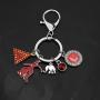 UJIMS DST Sorority Paraphernalia Jewelry Funny Sisterhood Keychain Sorors Make The Best Of Friend Gift for Her Greek Inspired Sorority Gift