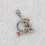 CENWA Autism Ribbon Necklace Asperger Awareness Jewelry Gift for Autism Mom/Autism Teacher/Autistic Girl