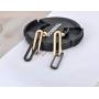 Hyperbole Stainless Steel Rose Gold Geometric Big Chain & Link Earrings Bohemia Style Creative Jewelry For Women