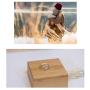 LEOBELLA 925 Sterling Silver Couple Hug Ring for Women Girls Men Silver Hugging Hands Open Ring Jewelry Hug Hands Lover Rings Wedding Bands