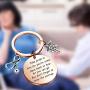 FUSTMW RN Nurse Keychain Gift RN Graduate Gifts Registered Nurse Gifts Medical Jewelry RN Charm Take Pride in How Far You Have Come Nurse Inspirational Gifts …