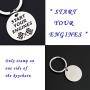 CENWA Race Day Gift Street Racing Gift Start Your Engines Keychain Checkered Flag Jewelry Car Racing Gift Drag Racing Gift