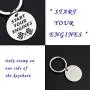 CENWA Race Day Gift Street Racing Gift Start Your Engines Keychain Checkered Flag Jewelry Car Racing Gift Drag Racing Gift