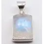 SilverStarJewel Blue Rainbow Moonstone Pendant 1'' 3.0 Grams 925 Fine Silver Latest Style SilverStarJewel Blue Rainbow Moonstone Pendant 1'' 3.0 Grams 925 Fine Silver Latest Style