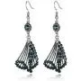 ZRosse Charm Chic Bohemian Vintage Sparkly Rhinestone Earrings Dangle Earrings Antique Silver Ethnic Tribal Retro Crystal Drop Earrings Jewelry for Women Girls ZRosse Charm Chic Bohemian Vintage Sparkly Rhinestone Earrings Dangle Earrings Antique Silver Ethnic Tribal Retro Crystal Drop Earrings Jewelry for Women Girls