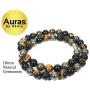 Auras by Osiris Beaded Necklaces for Men Healing Crystal Protection Stone Mens Necklaces Handmade in USA by Master Shaman
