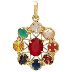 SoilMade Navratana- Pendent, 100% Original and Very Rare Collection Pick Use - Make in India