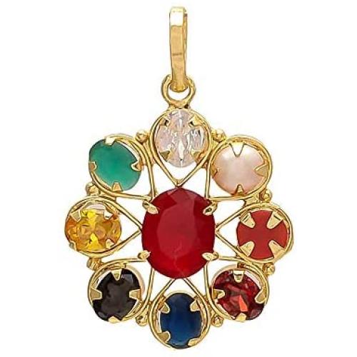SoilMade Navratana- Pendent, 100% Original and Very Rare Collection Pick Use - Make in India