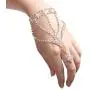 yueton 1Pieces Fashion Women Girl Glitter Heart Rhinestone Hand Harness Bracelet Bangle Slave Chain Link Finger Ring Bracelet yueton 1Pieces Fashion Women Girl Glitter Heart Rhinestone Hand Harness Bracelet Bangle Slave Chain Link Finger Ring Bracelet