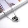 Urn Necklace for Baby Boy Ashes Baby Feet Ash Pendants Cremation Jewelry I Love You to The Moon and Sun Back