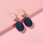 MVCOLEDY Druzy Stud Earrings Minimalist Stone Stunning Gold Plating Sparkly Drop Dangle Crystal Earrings Women Gift Fashion Jewelry