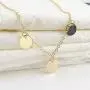 Avanlin Vintage Dainty Sequin Pendant Necklace Gold Plated Triple Disc Coin Necklaces Chain Jewelry for Women and Girls Avanlin Vintage Dainty Sequin Pendant Necklace Gold Plated Triple Disc Coin Necklaces Chain Jewelry for Women and Girls