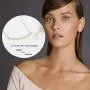 Curved Bar Pendant Rose Flower Necklace 18K Gold Chain Choker Handmade Adjustable Jewelry for Women Girls Minimalist Balance Necklace for Bridesmaids Gift on Christmas Day Curved Bar Pendant Rose Flower Necklace 18K Gold Chain Choker Handmade Adjustable Jewelry for Women Girls Minimalist Balance Necklace for Bridesmaids Gift on Christmas Day
