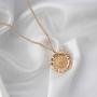 Sunflower Pendant Necklace Floral Jewelry Bridesmaid Gifts